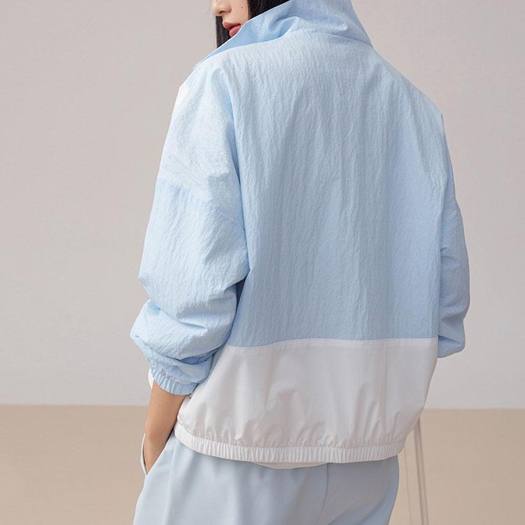 ANTA Life Collection Jackets Women's Cloud Fabric Blue Stand Collar Moderate Other 162238609-1