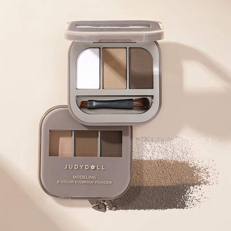 Judydoll Трехцветная пудра для бровей