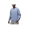 Jordan Essentials Solid Crew Neck Sweatshirt Men Tops Light-Teal FQ1865-425