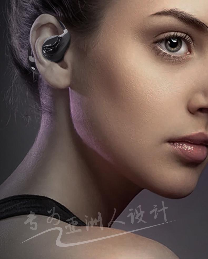 Bluetooth-наушники YX46: Долговечный аккумулятор, Полностью беспроводные, Внутриканальные с шнурком в стиле Coco.