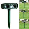 Ultrasonic Solar Animal Repeller with Infrared Sensor and Flashing Light