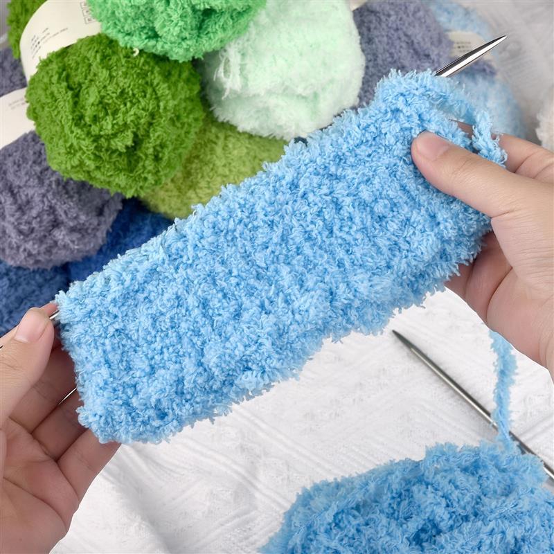 50 г/упаковка пряжи синель мягкая тонкая коралловая бархатная пряжа для полотенец для вязания крючком пряжа для ручного вязания крючком свитера своими руками куклы