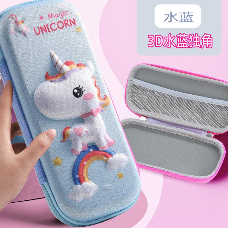 New EVA Pencil Case 3D Creative Stationery Box Cartoon Primary School Student Pencil Case Children's Pencil Case Children's Gifts