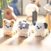 Cute Pearl Chenery Puppy Dog Pendant Plush Doll Bag Hanging Key Chain Doll