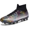 Football Shoes 33-47 Men's High-top Socks Football Shoes Long Nail Training Children's Youth Competition Sneakers Football Boots