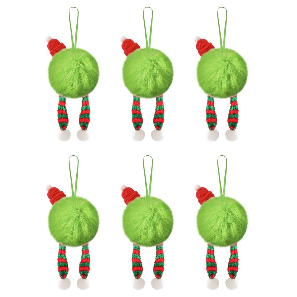 Рождественские украшения диаметром 6 см, плюшевый шар