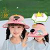 Solar Fan Hat Children's Sun Protection Hat Boys and Girls Summer UV Sky Top Hat Baby Sun Hat