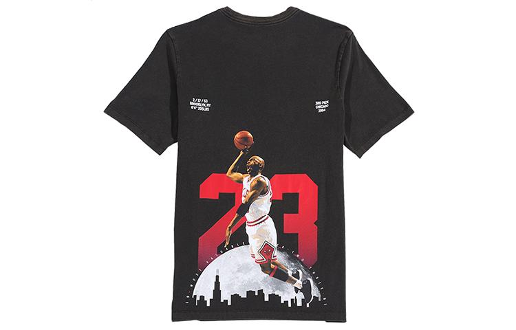 Jordan MJ 23 Мужские футболки с круглым вырезом Умеренный прямой крой AQ3735-010