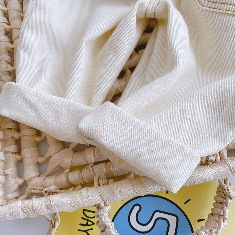 Новые весенние детские брюки, брюки с талией для девочек, модные джинсовые брюки для мальчиков, джинсы для девочек