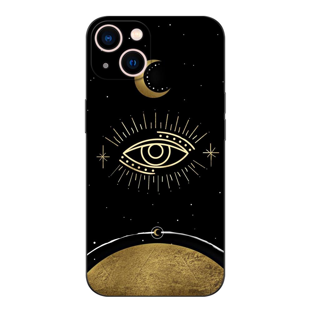 Черный чехол из ТПУ для Motorola Moto G52 G42 G60 4G G60S G71 G9 Play Plus Power One 5G Ace Evil Eye Иллюстрация