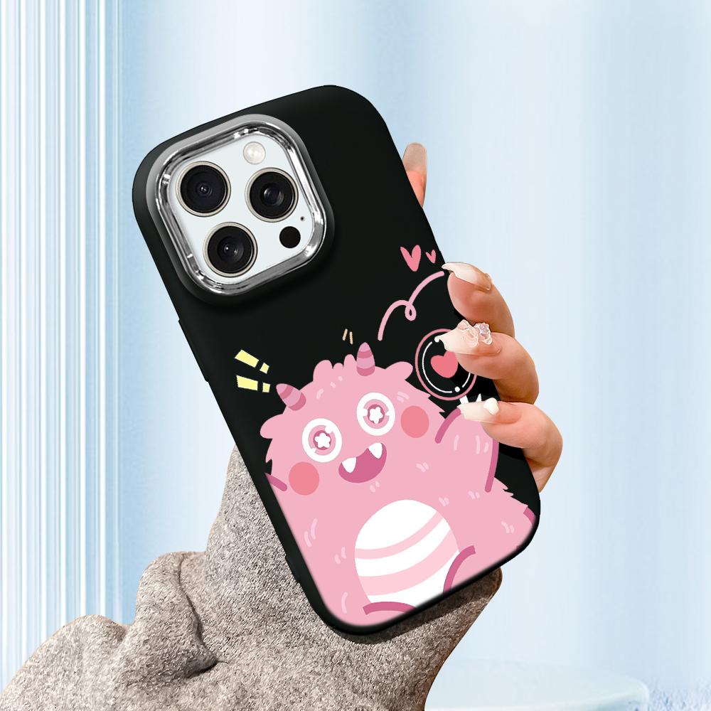 Сплошной цвет с серебряным краем линзы, жирный корпус, мягкий жидкий силиконовый чехол из ТПУ, противоударный чехол для телефона для Huawei Honor iPhone Infinix Tecno Vivo