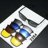 Sunglasses Cover Glasses Retro Men'S Magnetic Spring Legs Glasses Frame Polarized Driving Glasses Women 2264