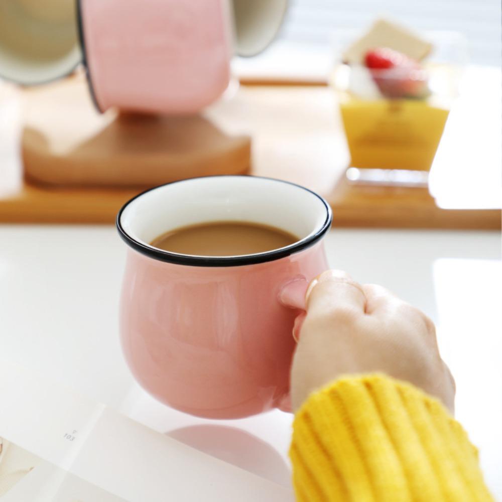 Скандинавская керамическая молочная чашка 300/400 мл, чайная чашка, посуда, кофейная кружка, гостиная
