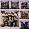 Rock Band KISS Наволочка Квадратная Подушка Спальня Диван Подушка для Отдыха и Комфорта Автомобиль Гостиная Домашний Декор