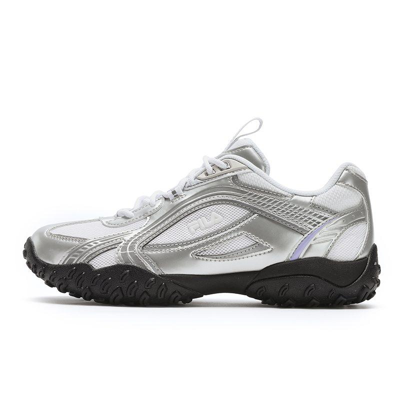 FILA Pebble Low top Casual Shoes Women's Silver Gray/White F12W432106FSW