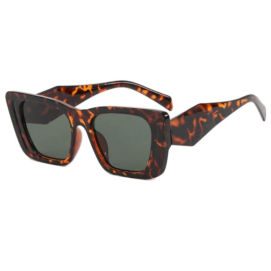 Fashion Square Sunglasses Woman Vintage Cat Eye Design Sun Glasses Female Male Personality Cool Retro Black Cateye