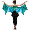 Role Play Green Purple Wings One Size Dragon Demon Wings Women's Dragon Horn Wings  Adult