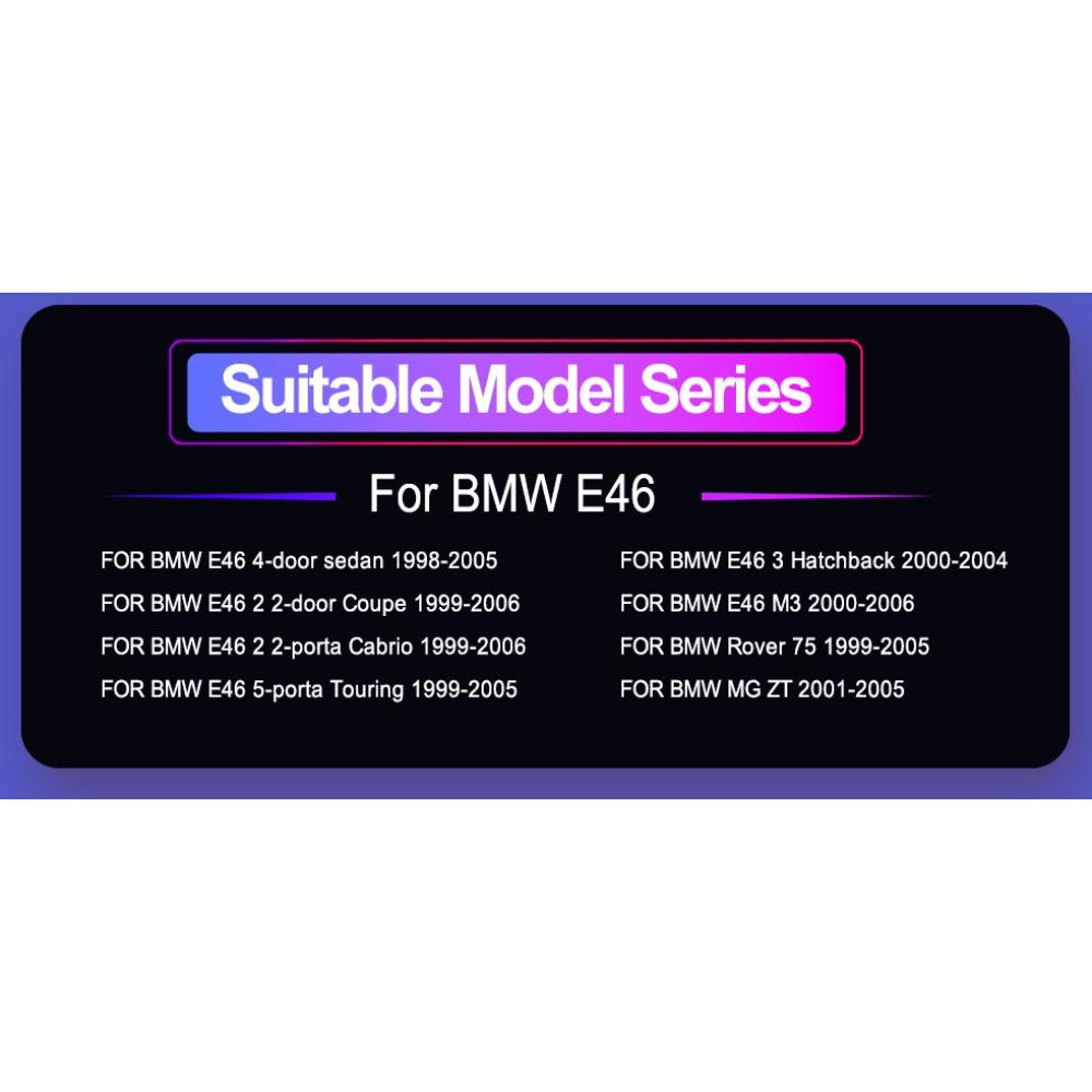 Android AutoRadio for BMW 3 Series E46 M3 318/320/325/330/335 1998-2005 Carplay Car Multimedia GPS 2din Autoradio 2+64GB