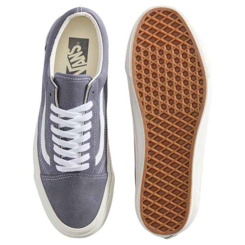 Vans Премиум Кроссовки Old Skool из Замши Унисекс Серые VN000D9JFSM