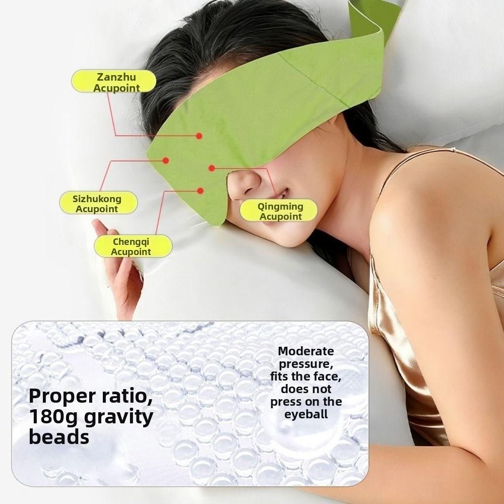 Light Blocking Gravity Sleep Mask Comfortable Eyepatch Skin-Friendly Weighted Eye Mask Home Travel