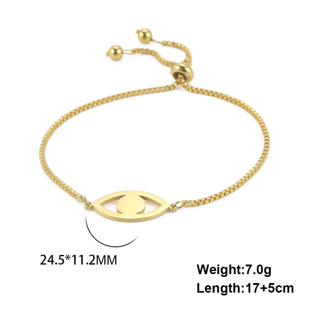 Браслет из нержавеющей стали от сглаза, женский уникальный браслет с подвесками, женский амулет, ювелирные изделия, подарок на вечеринку
