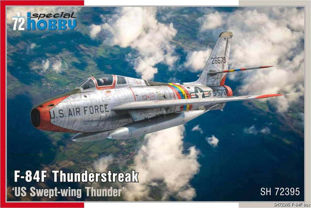 Special Hobby American Republic Thunderstreak Fighter Plastic Model SH72395 1/72 F-84F