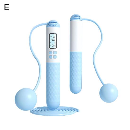 Скакалка с противовесом, стальной трос, регулируемая нескользящая ручка, скакалка для фитнеса, не спутывающаяся