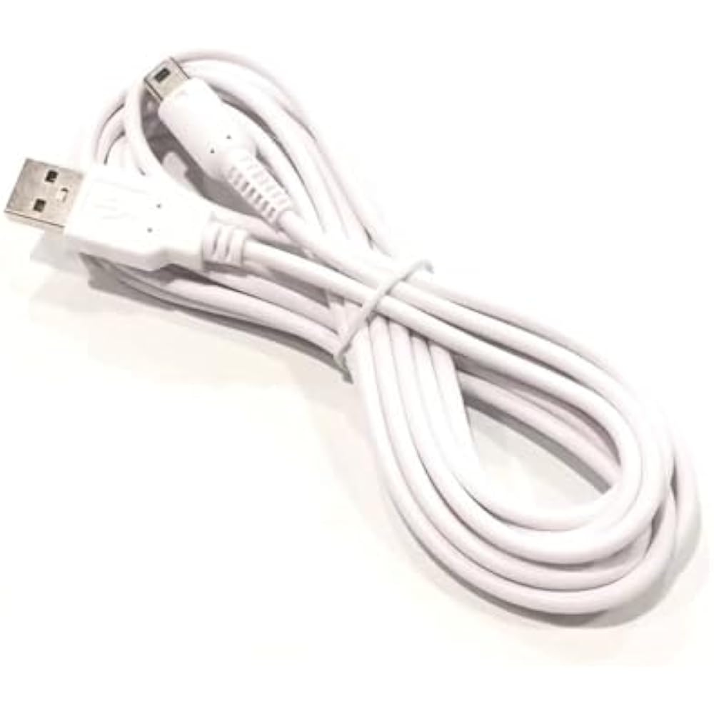 Аудиофильский USB-кабель для зарядки геймпада Wii U, длина около 3 м, 2 шт.