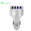 4USB QC3.0 мобильное автомобильное зарядное устройство, многопортовое автомобильное зарядное устройство, быстрая зарядка, одно-четыре автомобильных зарядных устройства