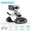 2024 New Robot Toys Rechargeable RC Robot for Kids Boys and Girls Remote Control Toy with Music and LED Eyes Gift for Children's