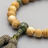 [Hasegawa of the Buddhist altar] prayer beads japanese tree Maki Dokzan jade tailoring Pure silk tassels Fukakusa made in Japan Juzu Can be used by