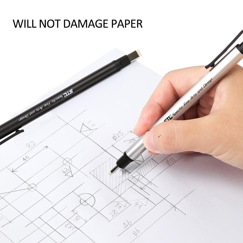 Ластик для выделения эскизов, круглый, квадратный, многоразового использования, резиновая механическая ручка для рисования, стильные художественные принадлежности, школьные канцелярские принадлежности для художника, студента-художника