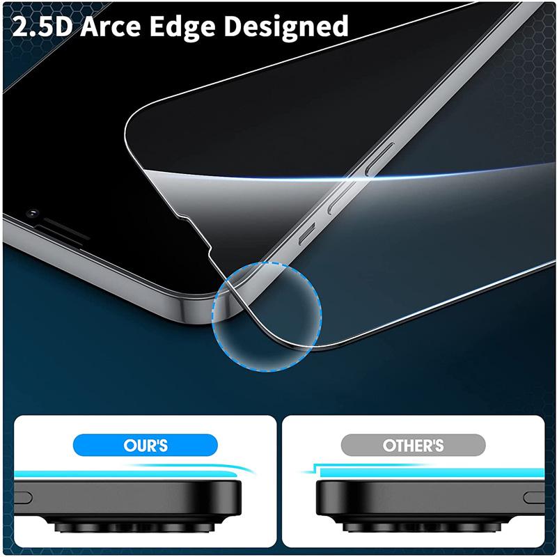 3 шт. закаленное стекло для iPhone 16 15 14 13 12 11 Pro XR X XS Max протектор экрана для iPhone 12 Pro Max Mini 7 8 6 6S Plus SE стекло