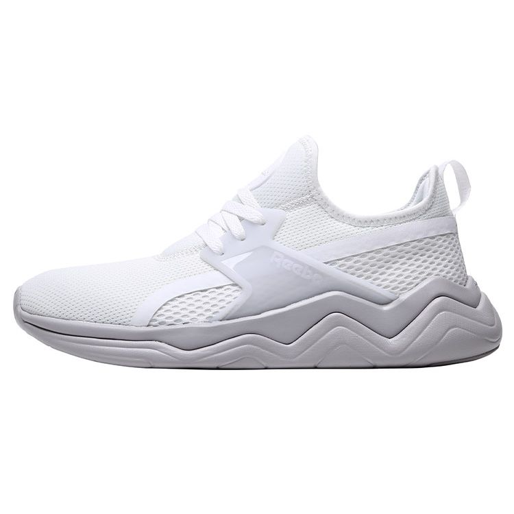 Reebok Новые Удобные Прочные Низкие Кроссовки для Бега Мужские Кроссовки Белый Серый DV3955