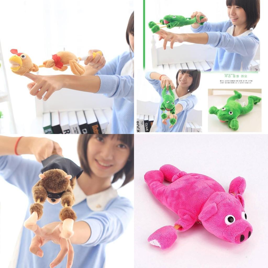 Soft Plush Stuffed Flying Monkey Chicken Frog Duck Pig Cow Animal Series Toy