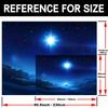 2D Starry Night Backdrop for Nativity Plays, Christmas Events and Religious Parties