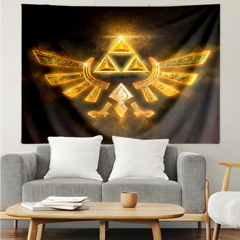 Heroic Legend Crest Tapestry Hanging for Bedroom,Livingroom, Playroom,Decor Art Room Wall Tapestry Holiday and Birthday Gifts