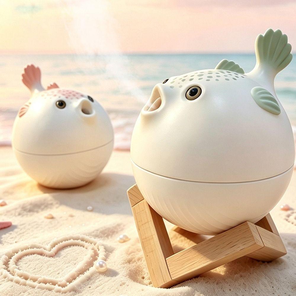 260ml Puffer Fish Humidifier USB Powered Desktop Humidifier Mini Portable Humidifier Home