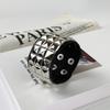 Pu Leather Studded Bracelet Goth Cuff Bangle New Black Wristband  Unisex Jewelry