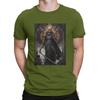 Мужские футболки Malenia god DARK SOULS Хлопковые топы Модные футболки с коротким рукавом и круглым вырезом Печатные футболки