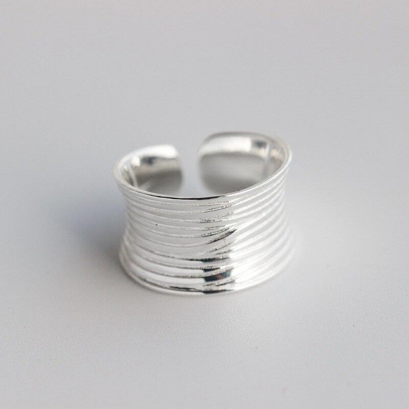 Женское и мужское кольцо из стерлингового серебра 925 пробы с гравировкой и чеканкой, длинное 13 мм, рокер GTLJ877