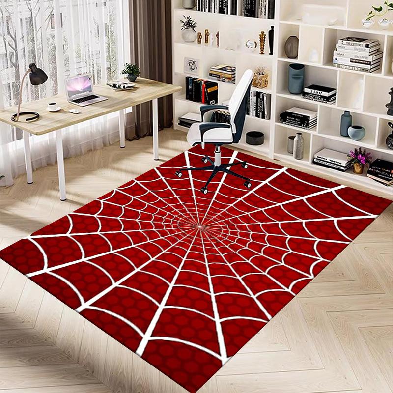 1PC spider web Extra Large Non Slip Floor carpet, Office, family, bedroom, Studio   Large Area Rug Indoor Rugs, , Vibrant Colors