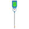 90° Rotation Soli Detector 6 In1 Soil Tester Sunlight Fertility Humidity Temp Soil Moisture PH Meter for Pot Planting Greenhouse