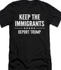 Держите иммигрантов, депортируйте Трампа, смешная футболка