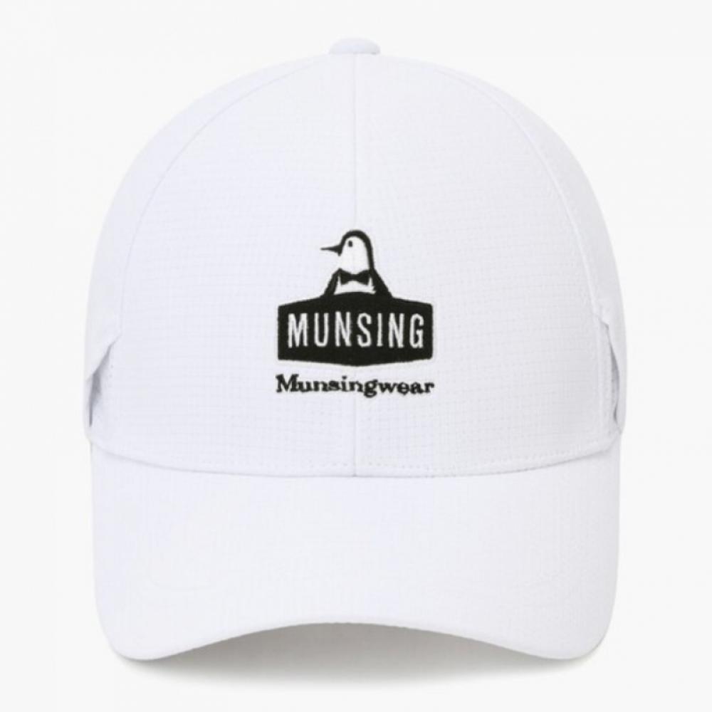 MunSingwear Men S Magic Hole Cap  SunglaSSeS Holder  White Mr121mcp31