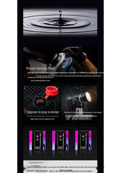 Aputure STORM 1200X Photography Fill Light for Professional Live Streaming and Portrait Shooting