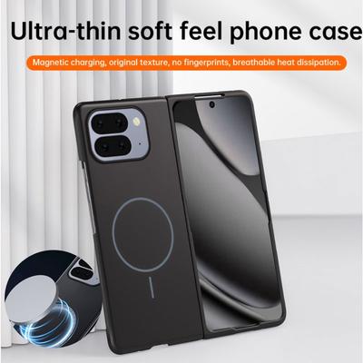 Ультратонкий безрамочный магнитный противоударный чехол для Google Pixel 10 9 Pro Fold Pixel Fold Беспроводная зарядка Матовый жесткий ПК-чехол