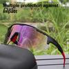 Outdoor Photochromic Cycling Glasses UV Protection Windproof Lightweight Men Women Running Mountain Bike Sports Goggles Eyewear