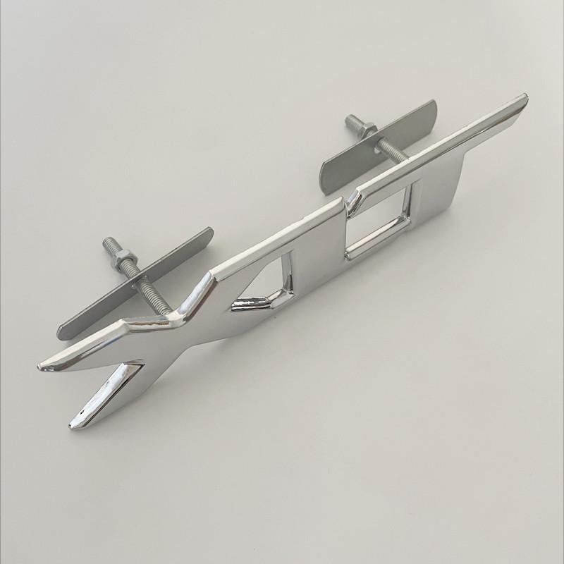 XXUI3 3D Metal Chrome Red Black Logo XLT Emblem Car Badge Rear Trunk Decal For Ford RANGER XLT Sticker Accessories