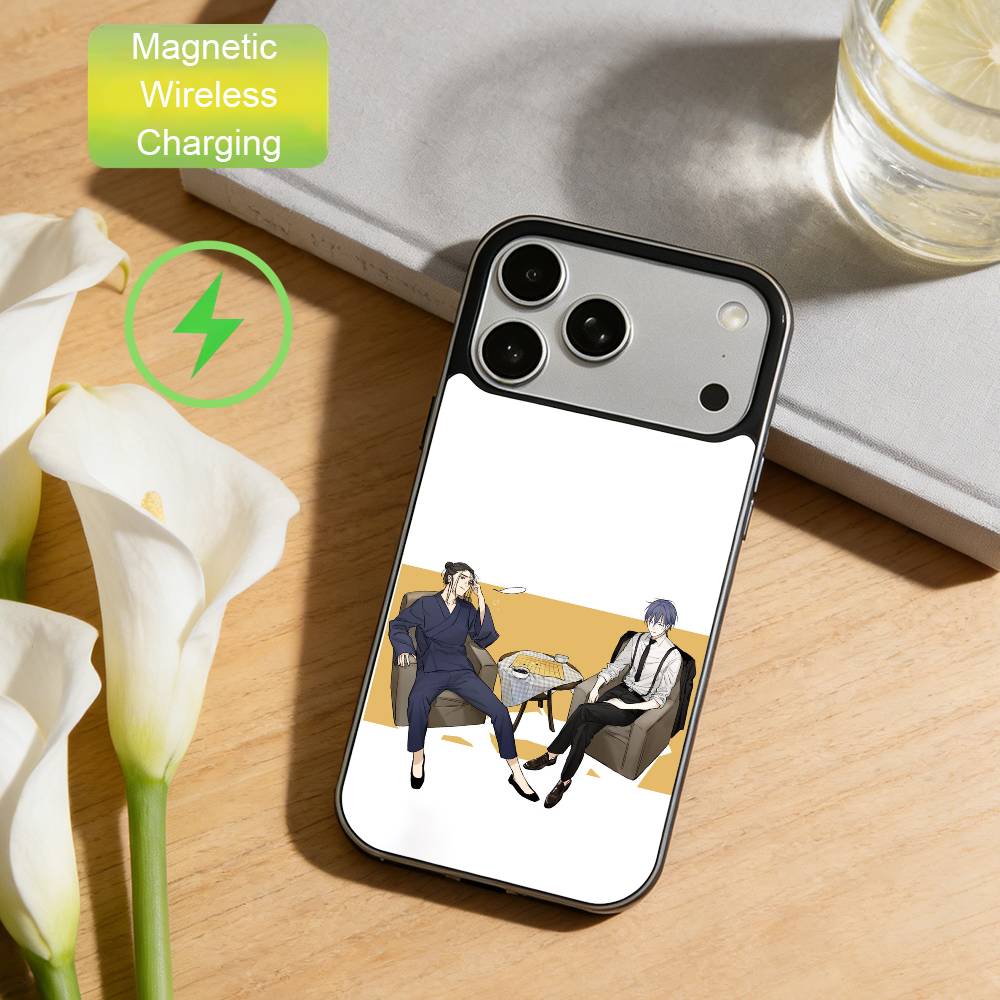 Чехол для телефона O-Outcast для iPhone17,16,15,14,13,12,11 Max Черный Защитный чехол с поддержкой беспроводной зарядки